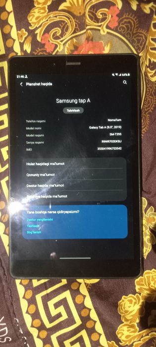 Samsung tap A 32Gb
