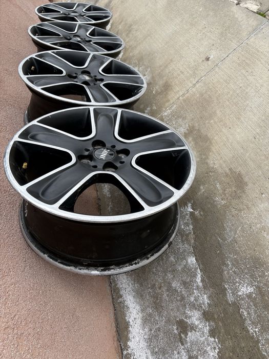 4бр лети джанти за mini/мини купър/17цола/4х100/ет48/ц.отв56/7J/