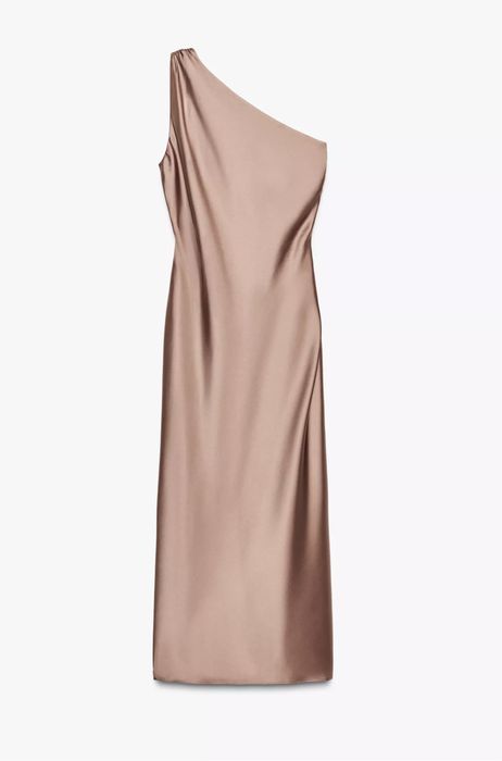 Сатенена рокля ZARA