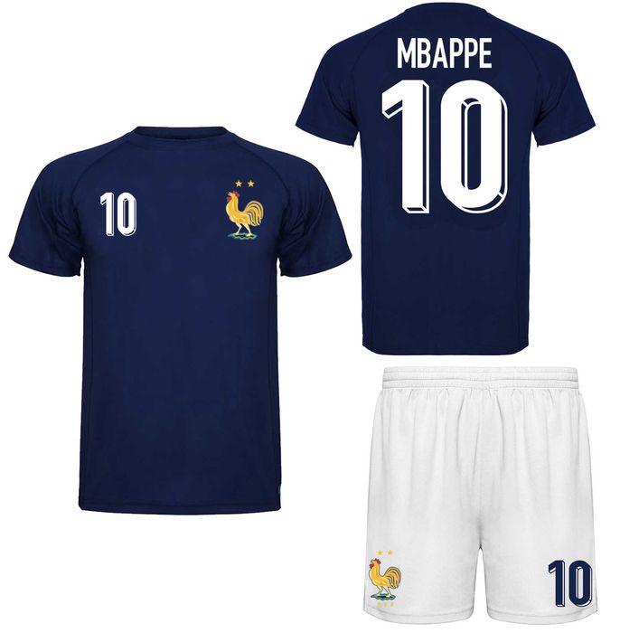 DRI-FIT Футболни екипи Франция / FRANCE MBAPPE ИМЕ и НОМЕР по избор!