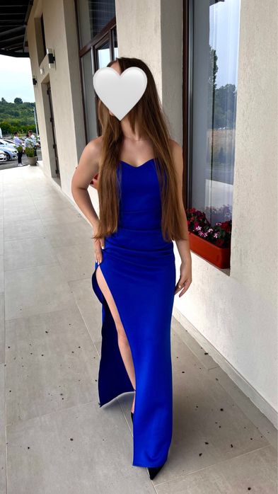 Rochie lungă, fără bretele