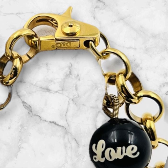 DOLCE & GABBANA lined bracelet White pearls Дамска гривна