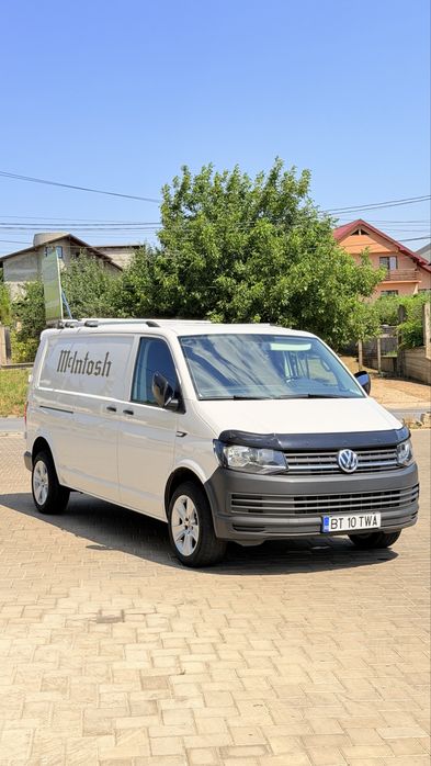VW Transporter T6 varianta lungă,de marfă,2.0 Tdi ,euro 6,150 cp,2 locuri,2018,dubă personală,servis la zi,vopsea Originală,senzori parcare+camere ‼️