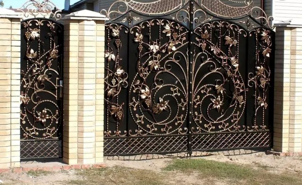 Кузнец, кованые изделия, ворота, решётки