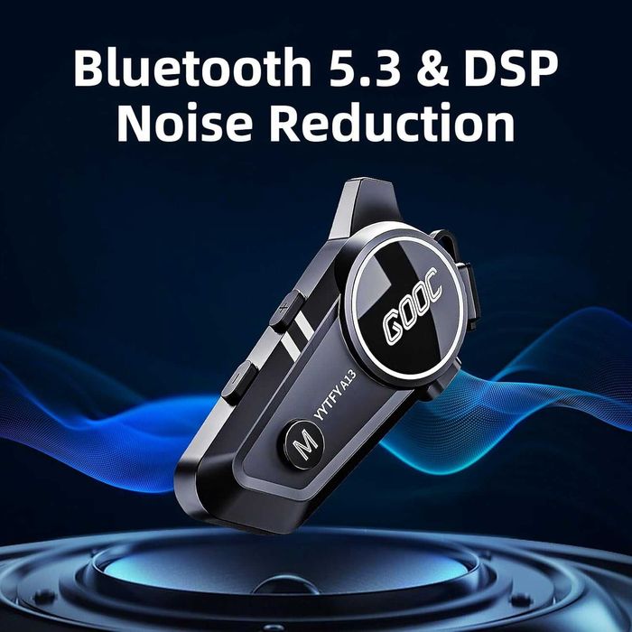 Нов интерком за каска YYTFY Мотоциклетни Bluetooth слушалки ...