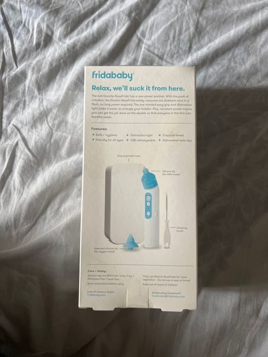 Електрически аспиратор за нос за бебета fridababy