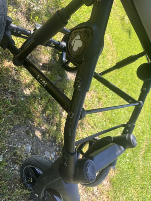 Бебешка комбинирана количка 2 в 1 KikkaBoo - Amani, Сива