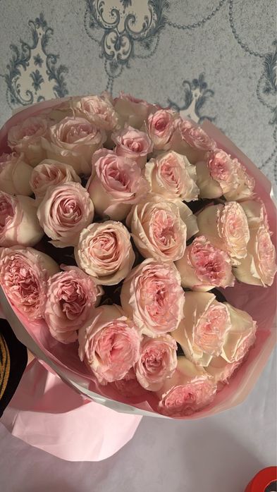 Свежий букет 35+ роза,14000