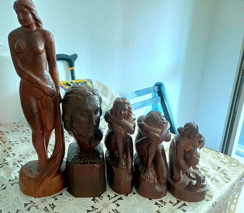 Vând grup statuar ( 6 statui ) semnate Gheorghe Popa - an 1939