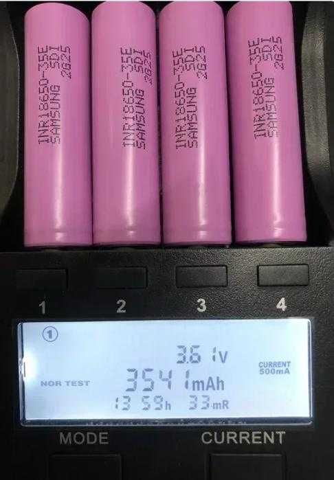 Зарядна Батерия Samsung INR1850-35E Li-Ion 3.7V 18650 25A 3500mAh 30mΩ