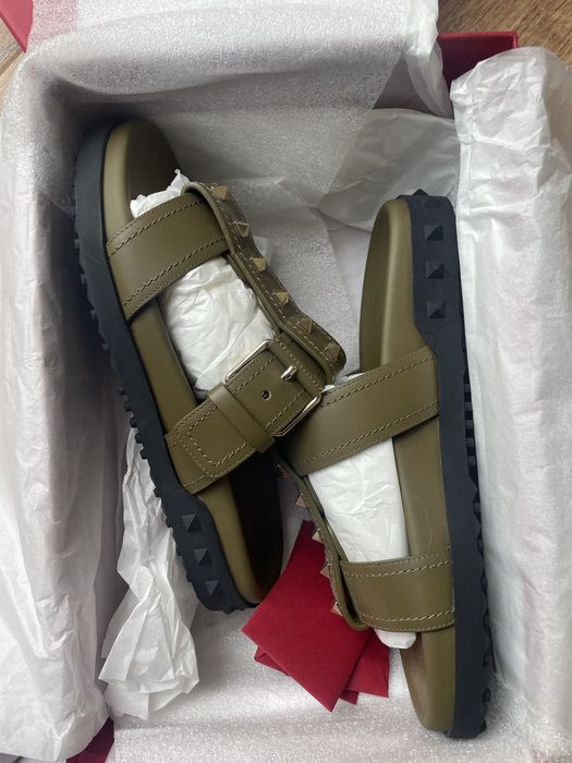 Papuci Valentino kaki 37