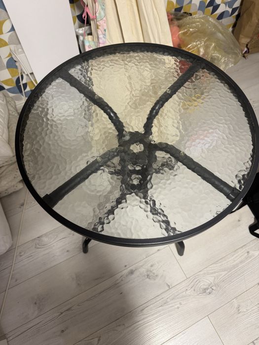 Vand masuta cafea , terasa, de sticla