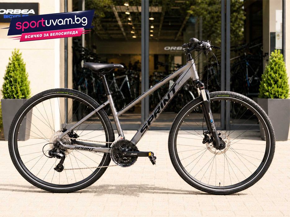НОВ Планински Велосипед Sprint Croxer Pro Lady 28 - БЕЗПЛАТНА ДОСТАВКА