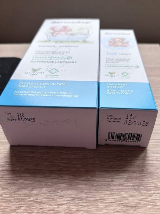 Set șampon/gel de duș și cremă pentru piele uscată Dermadep