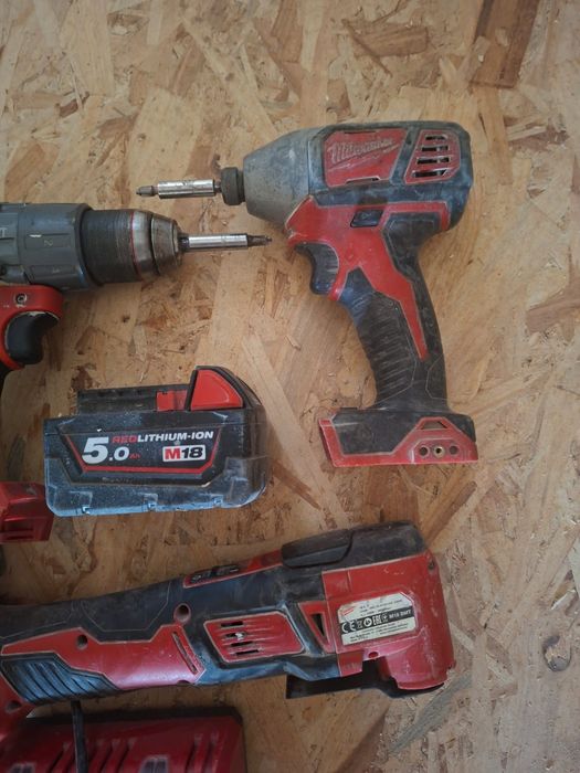 Milwaukee Filetantă, Impact si Multitool.