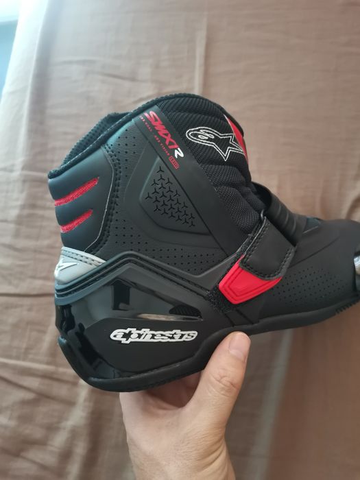Кожени боти за мотор Alpinestars SMX-1 R V2 Vented