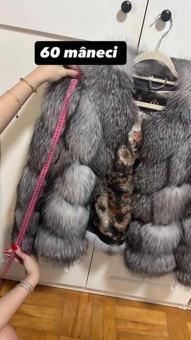 Blană naturală de vulpe