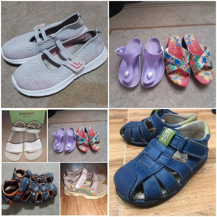 Зимняя , осении  детская обувь .