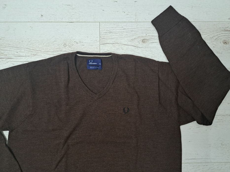 Fred Perry-Ориг.пуловер Мерино!