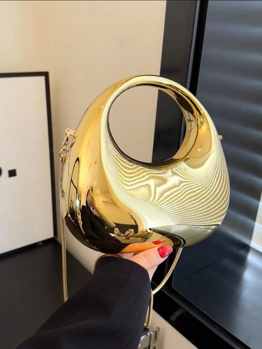 Златна чанта Истинско бижу