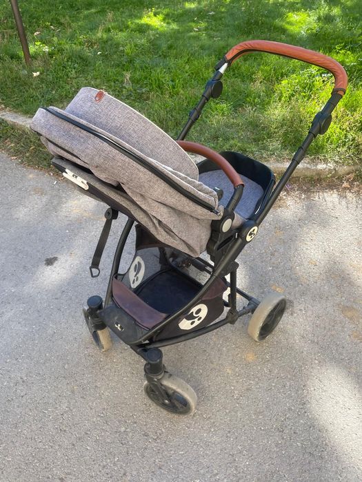 Бебешка количка Lorelli Crysta 3in1 Grey