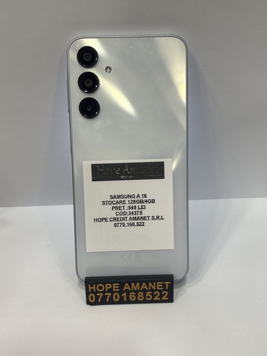 Hope Amanet P1/ Samsung A16 128 GB 4 GB RAM #34375