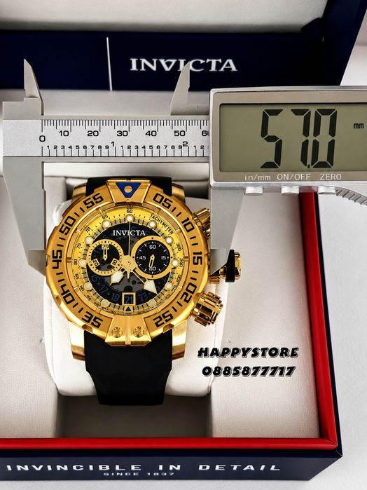 INVICTA Foxhound Gold 57 mm, Инвикта нов мъжки часовник