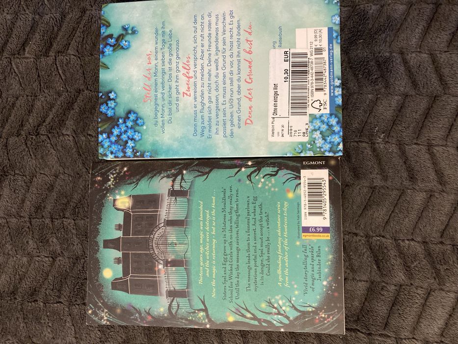 Две книги на немски и английски език