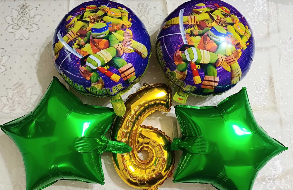Украса/декорация/балони за детски рожден ден - Костенурките нинджа