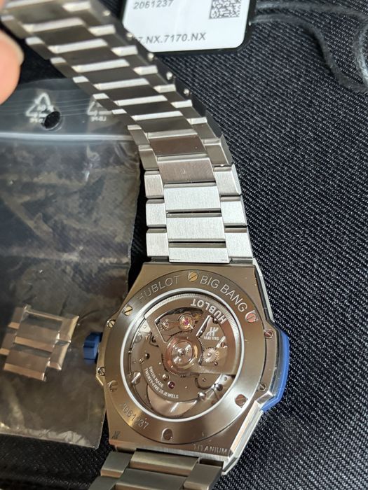 Hublot Big Bang Integrated Titanium Blue