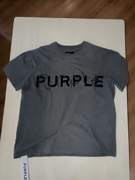 Purple Brand T-Shirt Double Logo