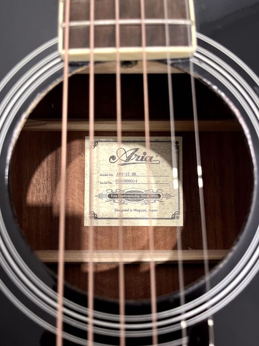 Chitara acustica Aria AWN-15 BK NOUA!