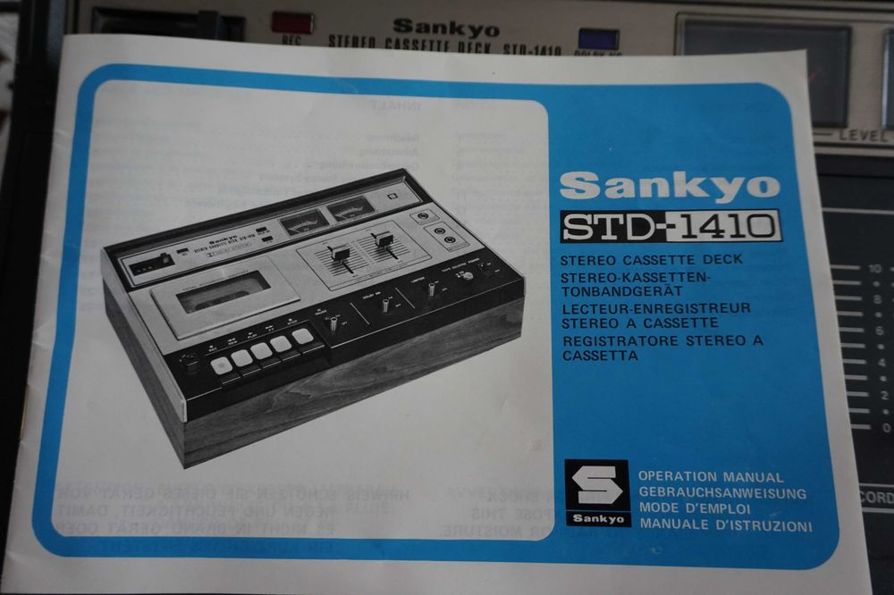 SANKYO SRD-1410 casetofon deck stereo