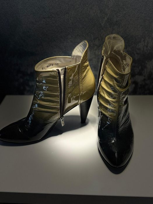 Botine piele naturala, marimea 38