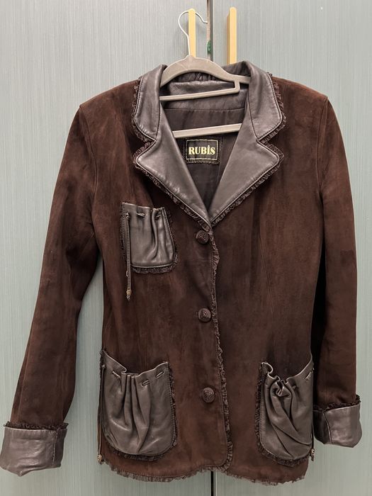 Замшевый жакет