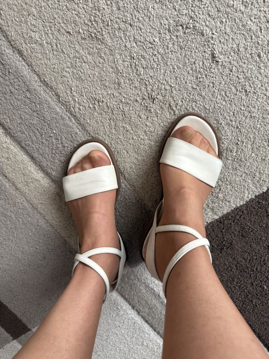 Sandale din piele naturala Anna Cori