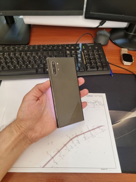 Samsung note 10+ 5G 12/512gb ideal ochilmagan usta kurmagan aybi yuq t