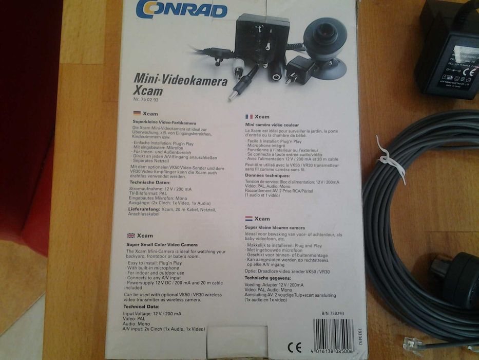 Conrad X-Cam mini video camera