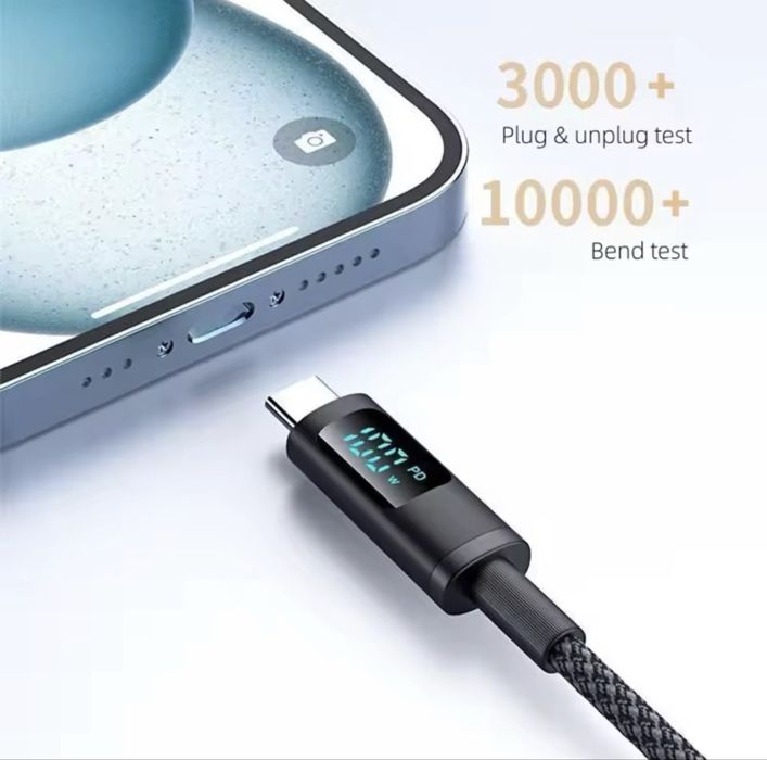 Cablu fast charging 2m - Iphone Samsung Xiaomi laptop Dell Macbook Asus windows