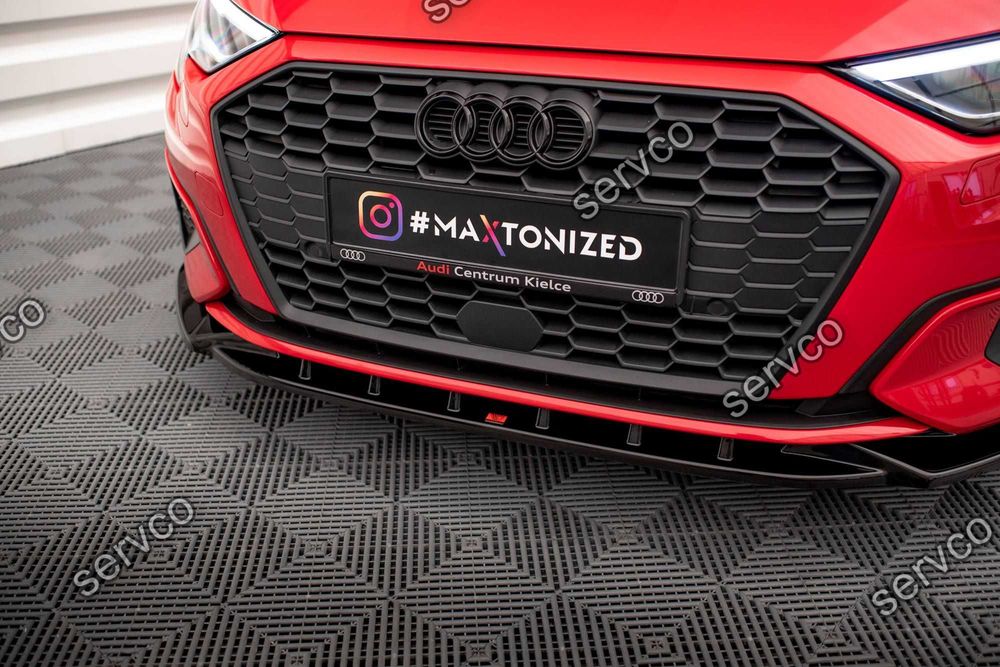 Prelungire splitter bara fata Audi A3 8Y 2020- v18 - Maxton Design