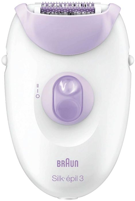 Эпилятор Braun 3-000 Silk-epil 3 белый/лиловый