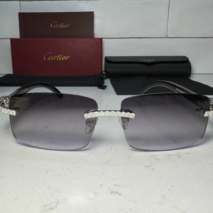 Оригинални Cartier Diamond Cut Limited Diamonds слънчеви очила