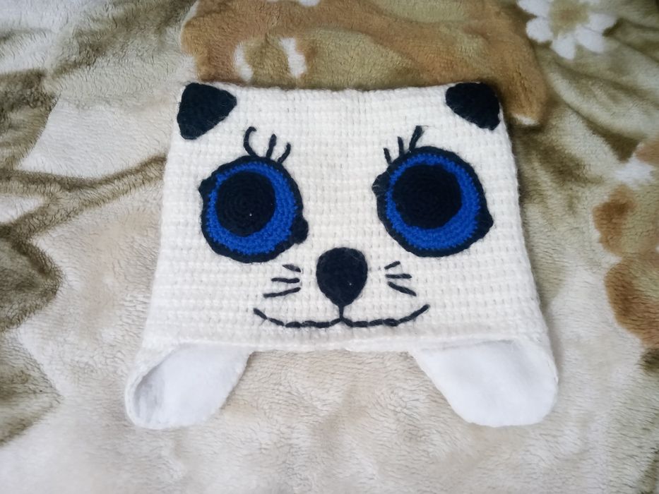 Шапка ручной работы!