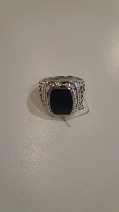 Мужское кольцо из серебро