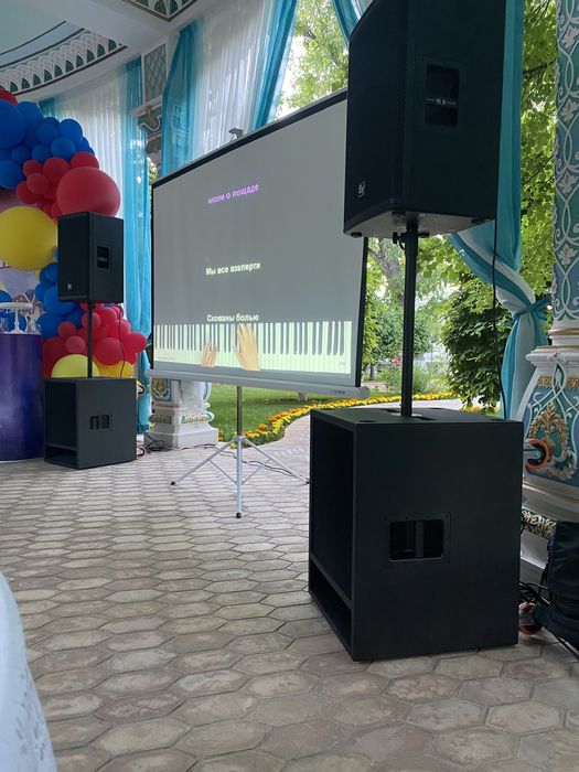 Аренда проектора с экраном и установкой