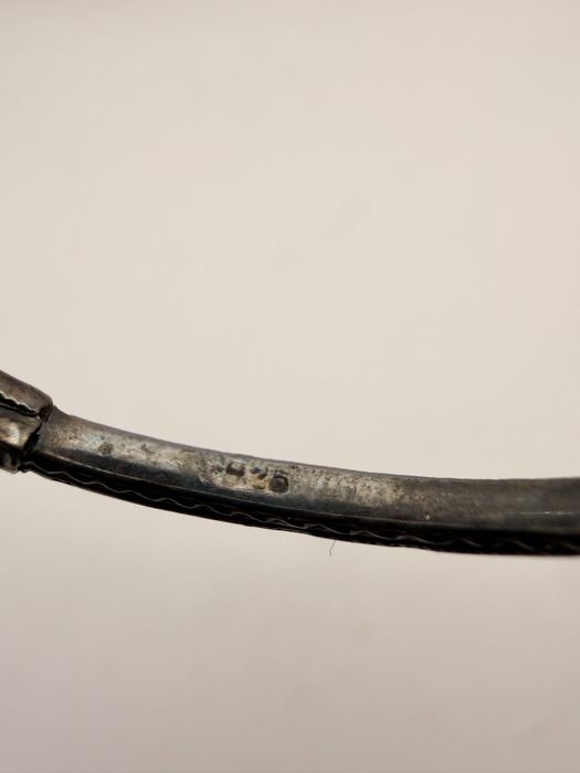 Стар сребърен лорнет 925 – сгъваеми очила, начало на XX век