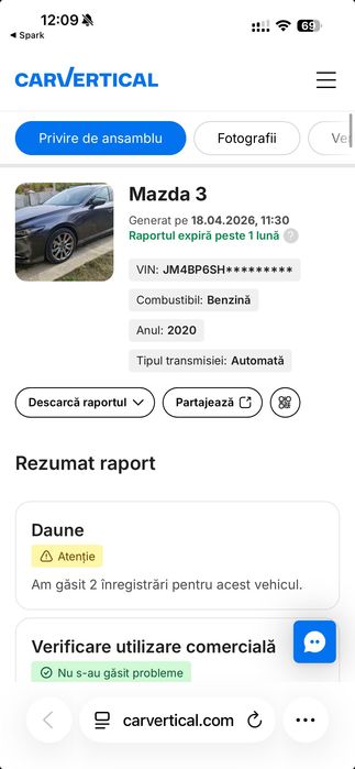 Mazda 3 - 180hp - sedan