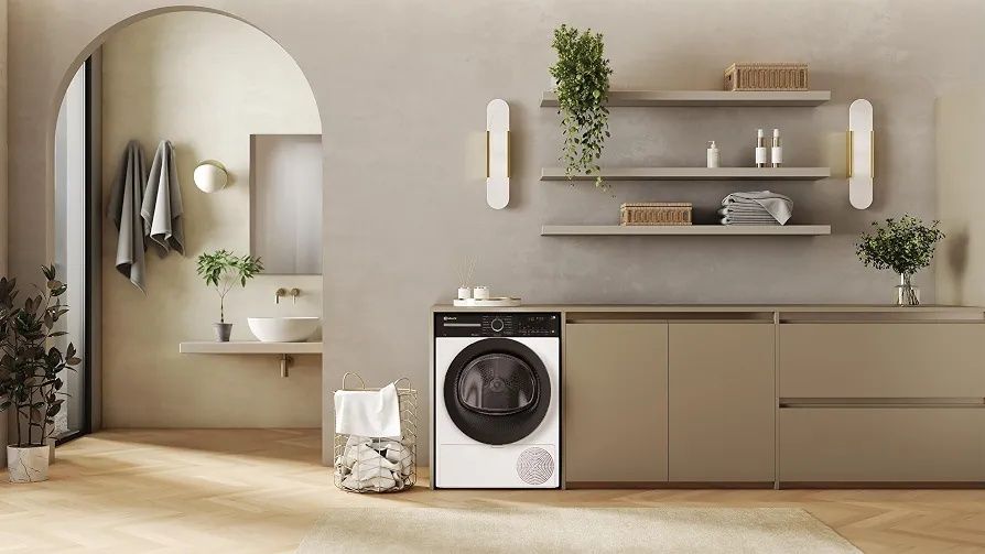 Нова инверторна сушилня с термопомпа Bauknecht BD 8C WBS / 8 кг Precision Dry - Интелигентно сушене