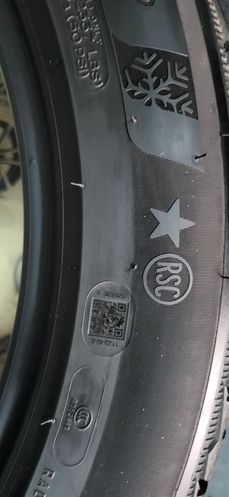 2 anvelope 275 45 20 michelin alpin5 2022 runflat