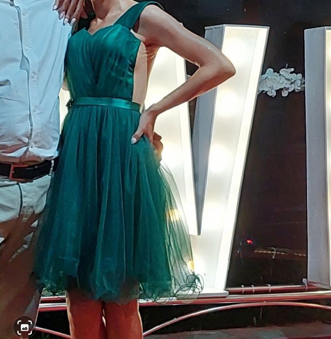 Rochie seara/nunta verde xs sau 34